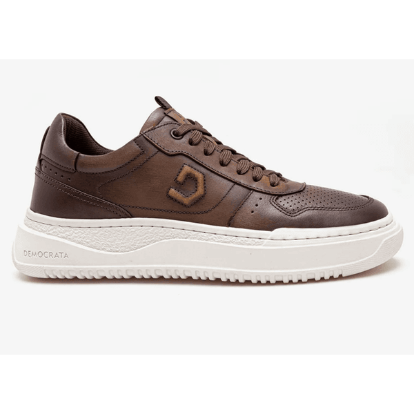 Tênis Democrata Denim Block Marrom 240501-010