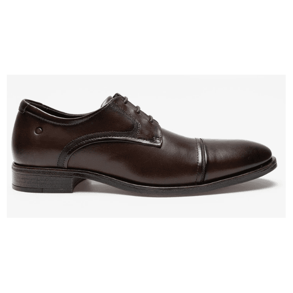 Sapato Social Democrata Smart Comfort Madison Hi-Soft 32 Marrom Cadarço 255106-002