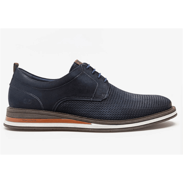 Sapato Casual Democrata Metropolitan Navy Type