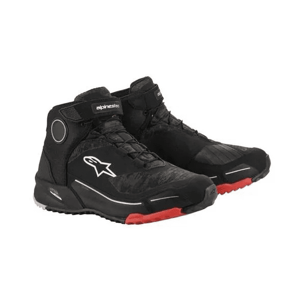 Bota Alpinestars Crx Drystar - Preto Vermelho camuflado