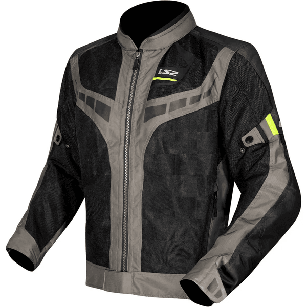 Jaqueta Ls2 Garda - Cinza/preto/amarelo