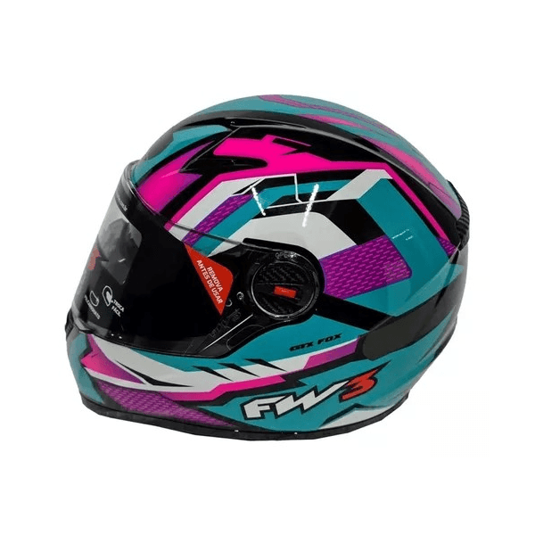 Capacete Fw3 Gtn Fox - Tifany/rosa