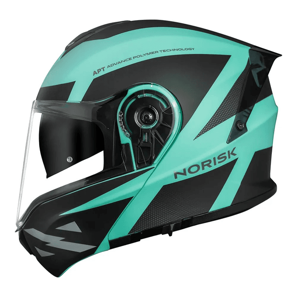Capacete Norisk Motion Defender - Titanium Azul