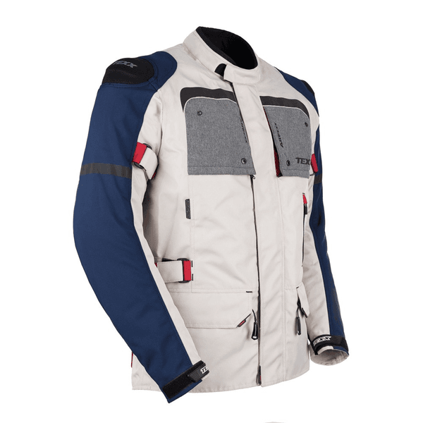 Jaqueta Texx Armor - Branco/azul/vermelho/cinza