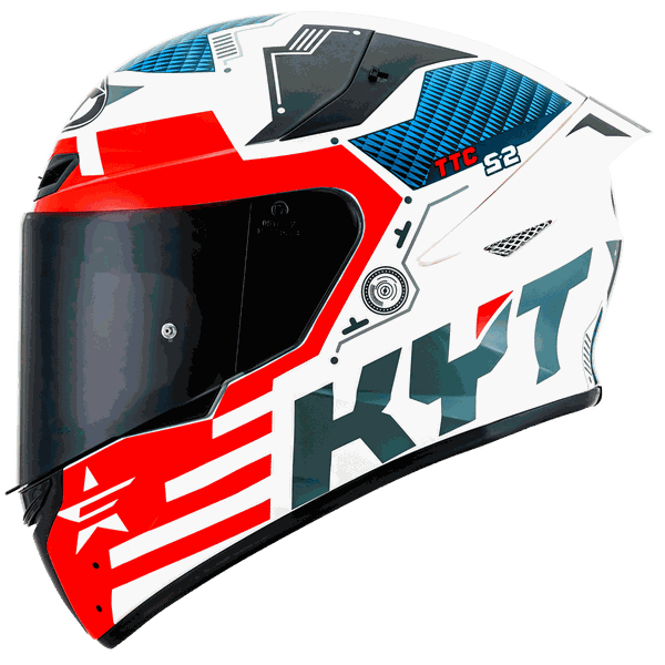 Capacete Kyt Tt Course Fuselage - Vermelho