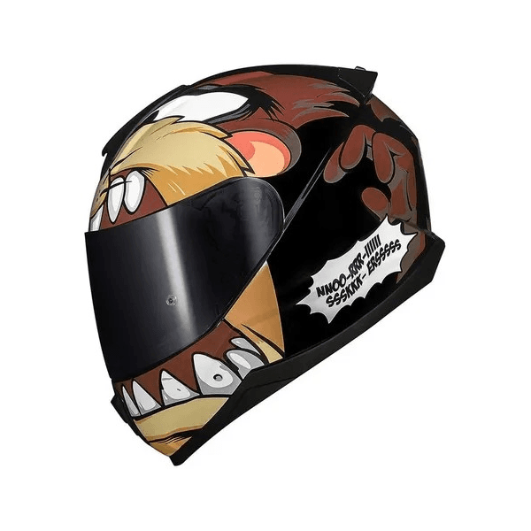 Capacete Norisk Ff802 Razor Taz - Preto