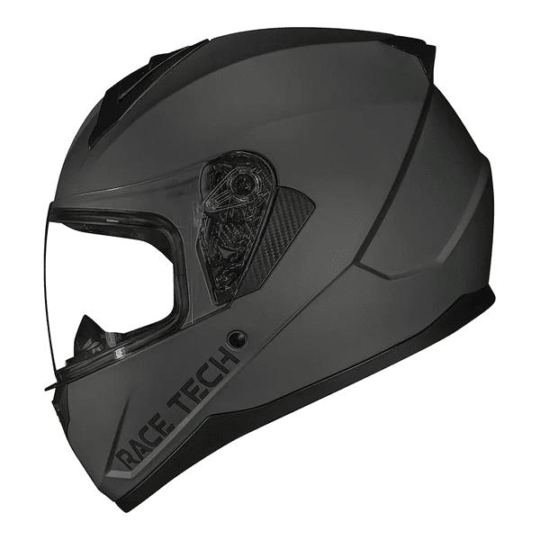 Capacete Race Tech Sector Monocolor - Cinza Fosco.