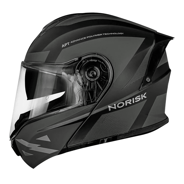 Capacete Norisk Motion Defender - Titanium Preto