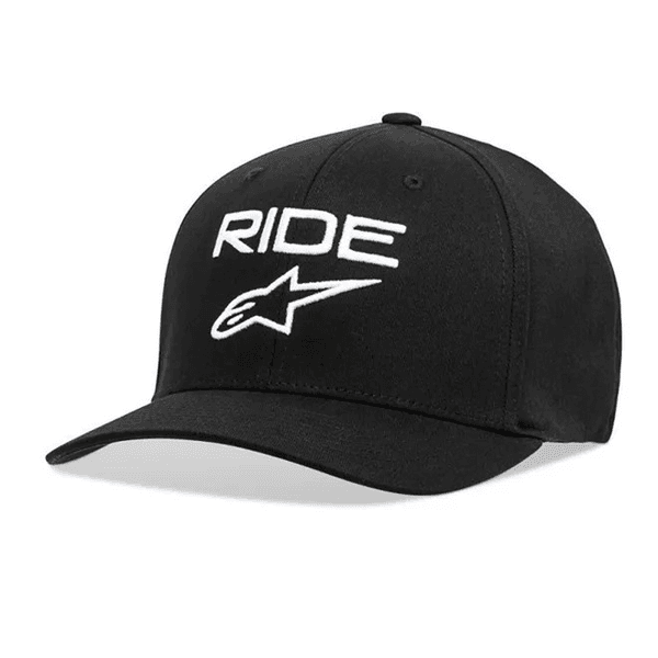 Boné Alpinestars Ride 2.0 - Preto/branco - S/m