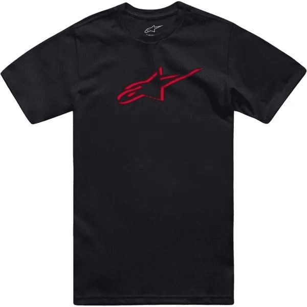 Camiseta Alpinestars Ageless Shadow - Preto vermelho