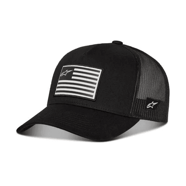 Boné Alpinestars Flag Snapback - Preto