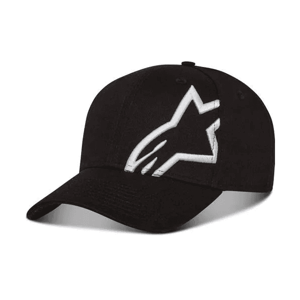 Boné Alpinestars Corp Snap 2 - Preto e Branco - Snapback