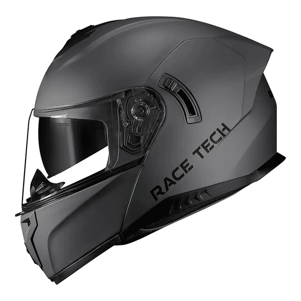 Capacete Race Tech Signal Monocolor - Titanium.