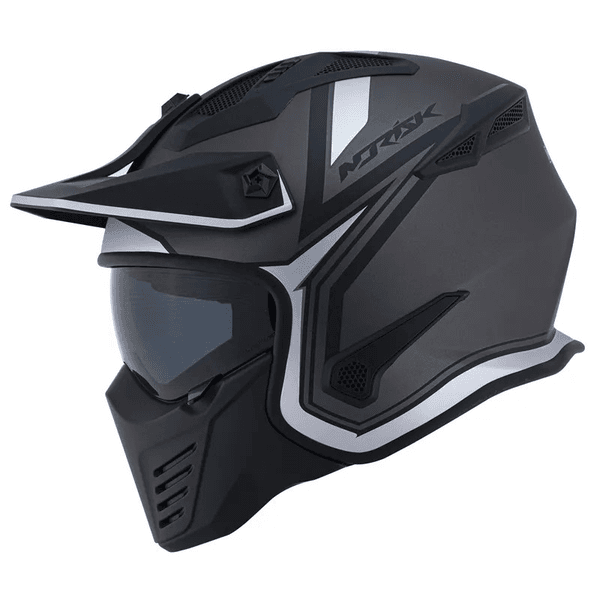 Capacete Norisk Darth Outline - Titanium Prata