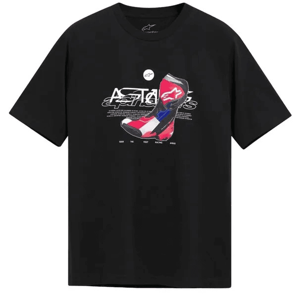 Camiseta Alpinestars r Boot - Preto