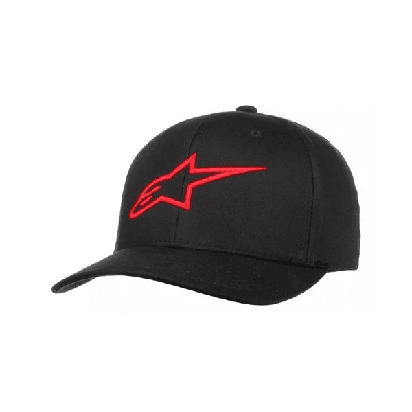 Boné Alpinestars Ageless Curve Ag - Preto vermelho