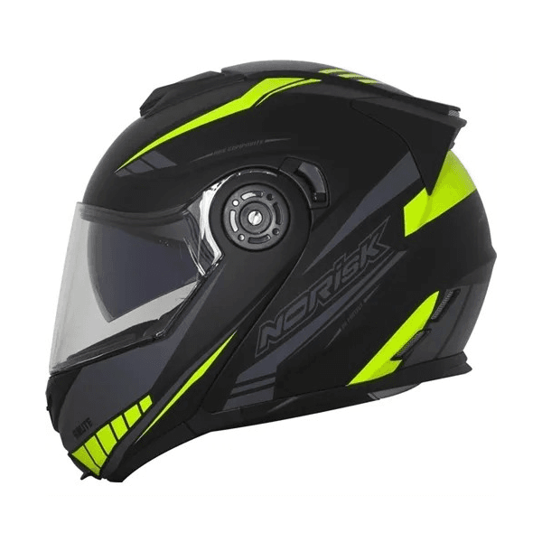 Capacete Norisk Ff345 Route Motion - Preto Amarelo