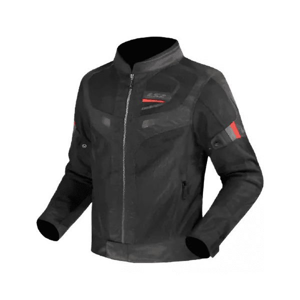 Jaqueta Ls2 Garda - Preto/vermelho