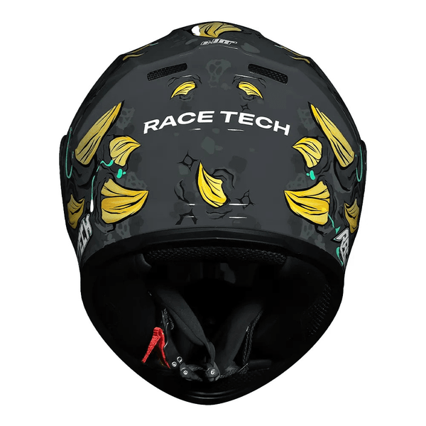REPTILE HEAT M20W 2個　　XS6W 1個 CAPACETE RACE TECH HIT - LIZARD - TITANIUM | Moto One