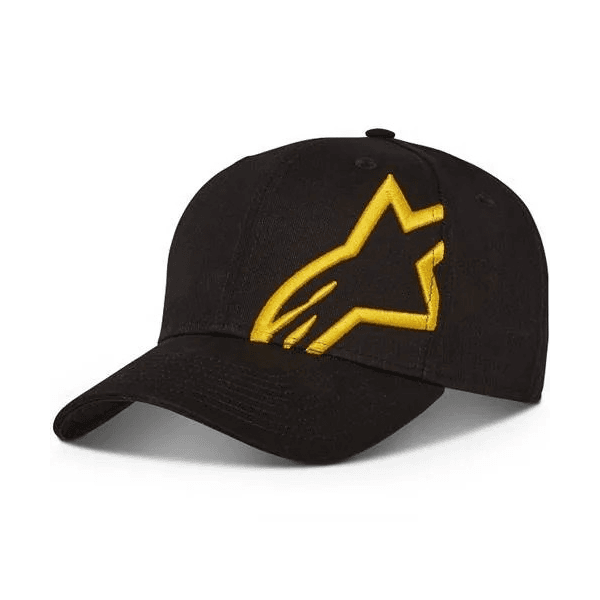 Boné Alpinestars Corp Snap 2 - Preto Dourado