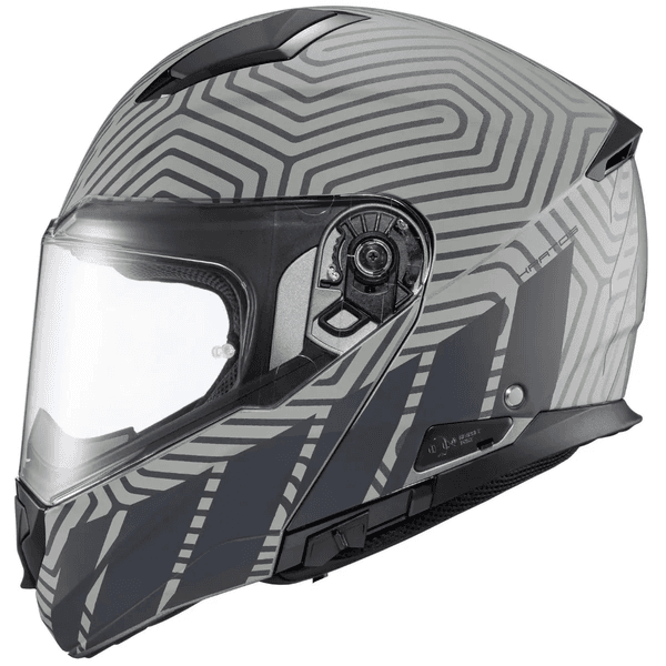 Capacete Texx Kratos Cyber - Cinza Fosco