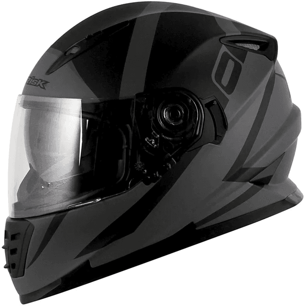 Capacete Norisk Ff302 Ridic - Preto Cinza