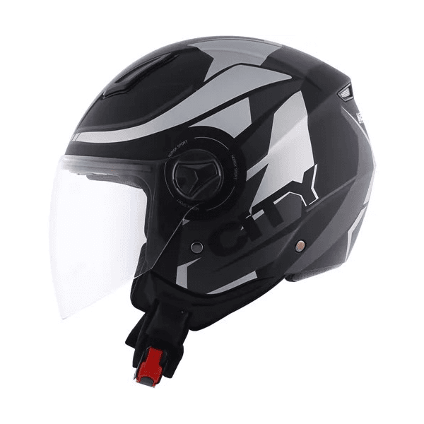 Capacete Norisk Orion City - Preto Prata