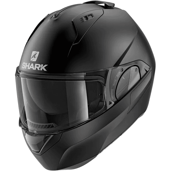 Capacete Shark Evo Es Blank - Preto Fosco. 