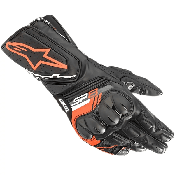 Luva Alpinestars Sp-8 V3 - Preto Vermelho