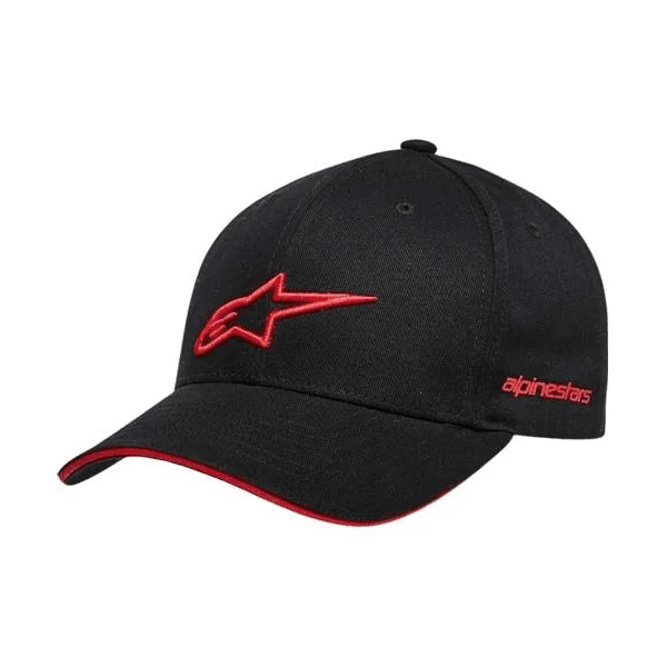 Boné Alpinestars Rostrum - Preto/vermelho