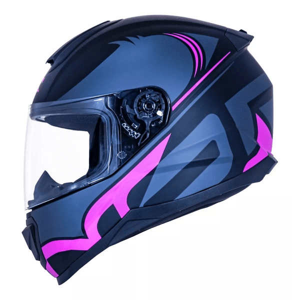 Capacete Norisk Ff802 Razor Squalo - Preto Rosa