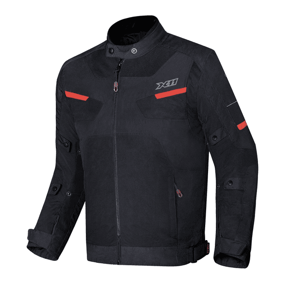 Jaqueta X11 Breeze 2 - Preto Vermelho