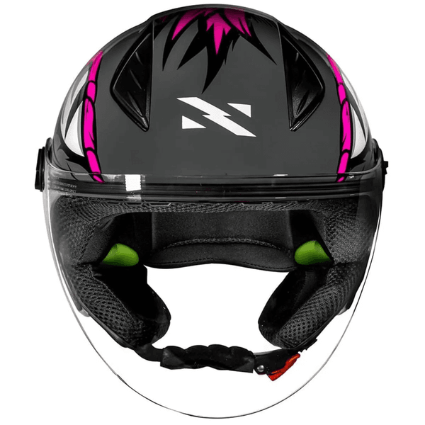 Capacete Norisk Neo Hyena Cinza e Rosa | Moto One