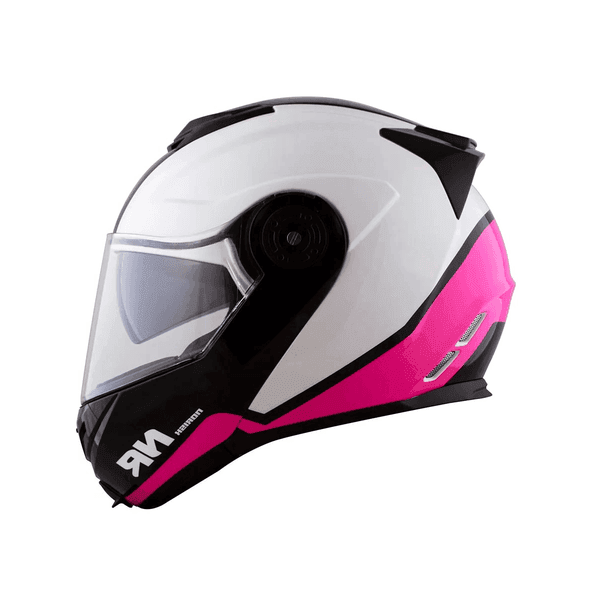 Capacete Norisk Ff345 Route Chance - Branco Rosa