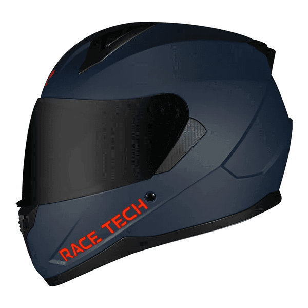 Capacete Race Tech Sector Monocolor - Azul Fosco.