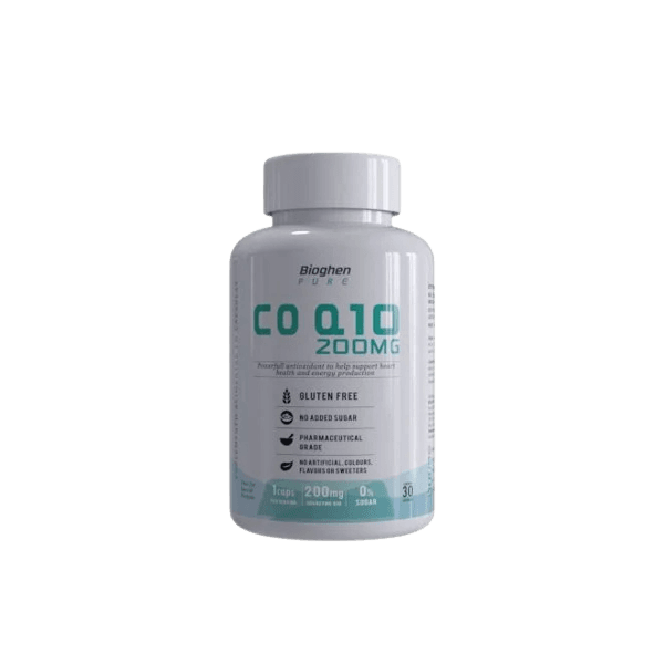 Pure Coenzima Q10 200mg 30Caps Bioghen Nutrition