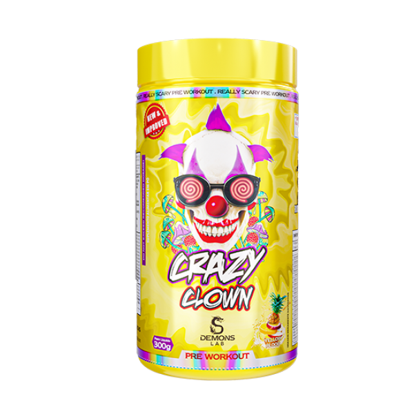 Crazy Clown Pré-Treino 300g Demons Lab Yellow Blody