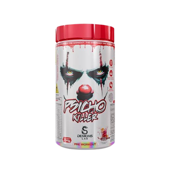 Psicho Killer Pré-Treino 294g Demons Lab Frutas Vermelhas