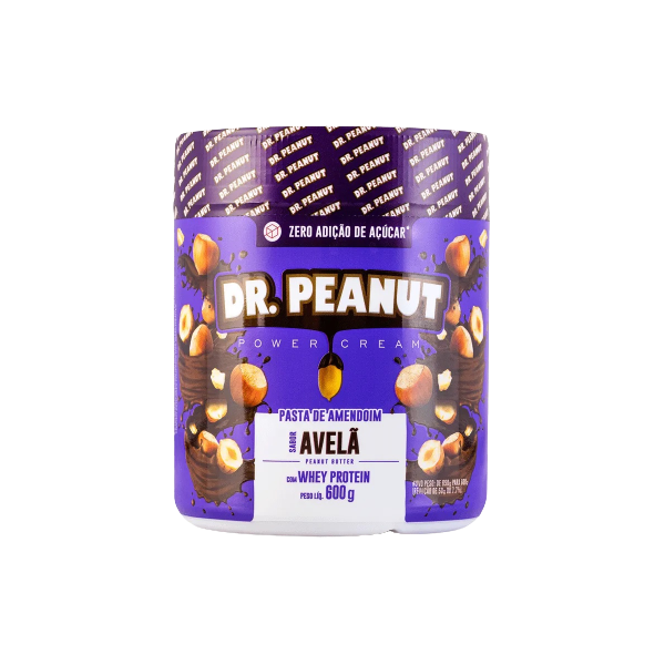 Pasta de Amendoin 600g Dr. Peanut Power Avelã