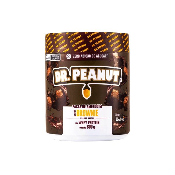 Pasta de Amendoin 600g Dr. Peanut Power Brownie