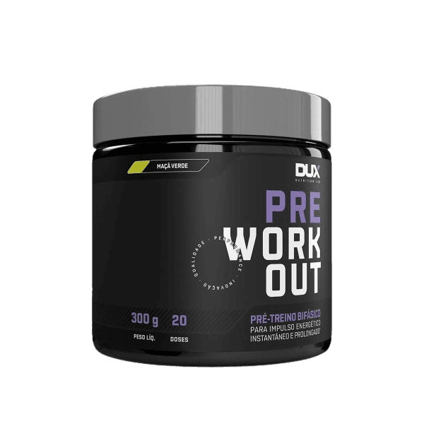 Pré Workout Pré Treino Dux Nutrition 300g Maça Verde