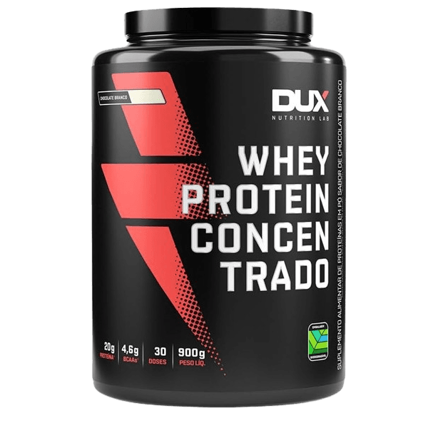 Whey Protein Concentrado Pote 900g Dux Nutrition Lab Doce de Leite