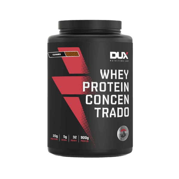 Whey Protein Concentrado Pote 900g Dux Nutrition Lab Cookies