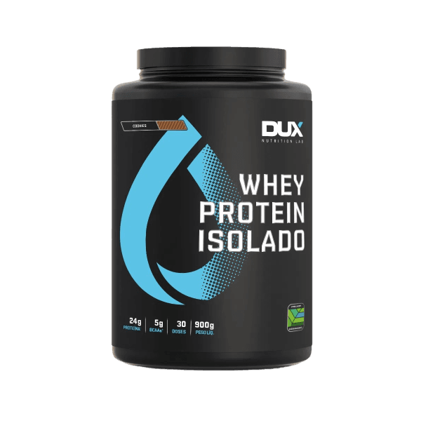 Whey Protein Isolado Pote 900g Dux Nutrition Cookies