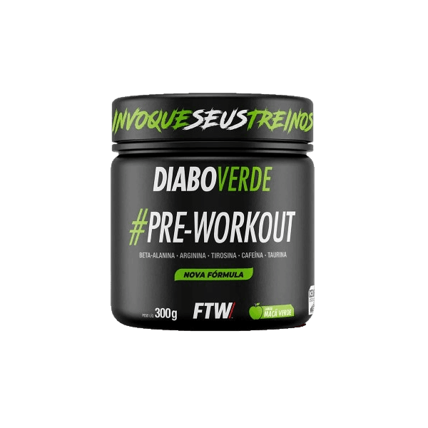 Diabo Verde Pré Treino 300g FTW Maça Verde