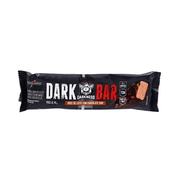 Barra de Proteina Dark Bar 1 Un. 90g Darkness Doce de Leite com Chocolate Chips