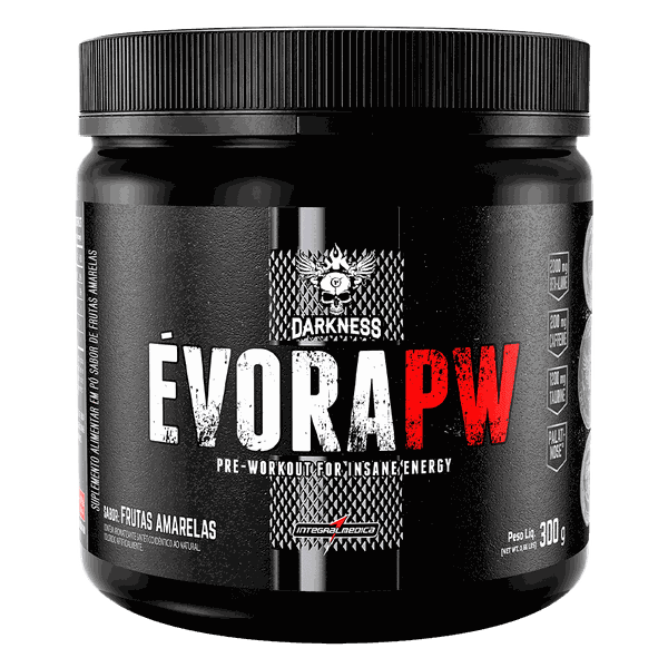Évora PW Pré Treino Darkness 300g Frutas Amarelas