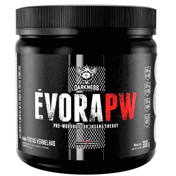 Évora PW Pré Treino Darkness 300g Frutas Vermelhas