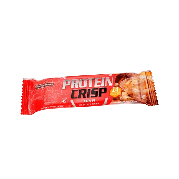 Proteína em Barra Protein Crisp 1 Un. 45g Integral Médica Peanut Butter