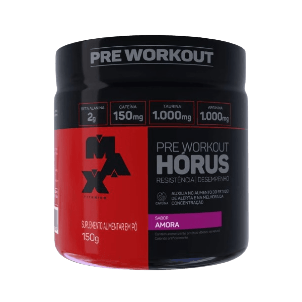 Hórus Pré Workout 150g Max Titanium Amora